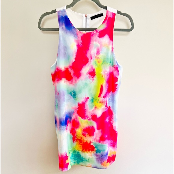 Honey Punch Small Tie-Dye Print Shift Dress! - Picture 12 of 13